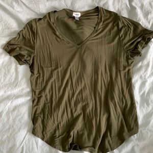 Green boyfriend t shirt